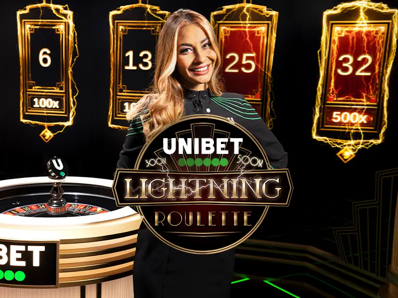 Unibet Lightning Roulette - Premium Casino Game